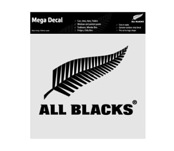 All Blacks Mega Decal Black