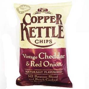 Copper Kettle Vintage Cheddar and Red Onion 150g