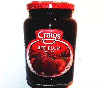 Craigs Red Plum Jam 375g