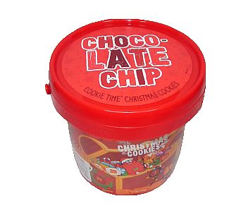 Cookie Time Christmas Cookies Bucket Chocolate Chip 600g
