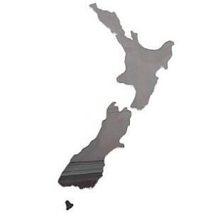 Mirror Map of New Zealand