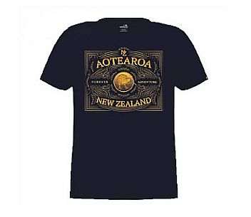 Mens Slate Blue Marle Tee Shirt Aotearoa NZ Mens Slate Blue Marle Tee Shirt Aotearoa NZ