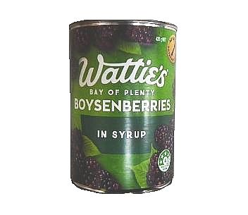 Wattie's Boysenberries in Syrup 425g