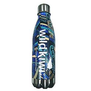 Wild Kiwi Drink Bottle Blue Maori Design 500ml