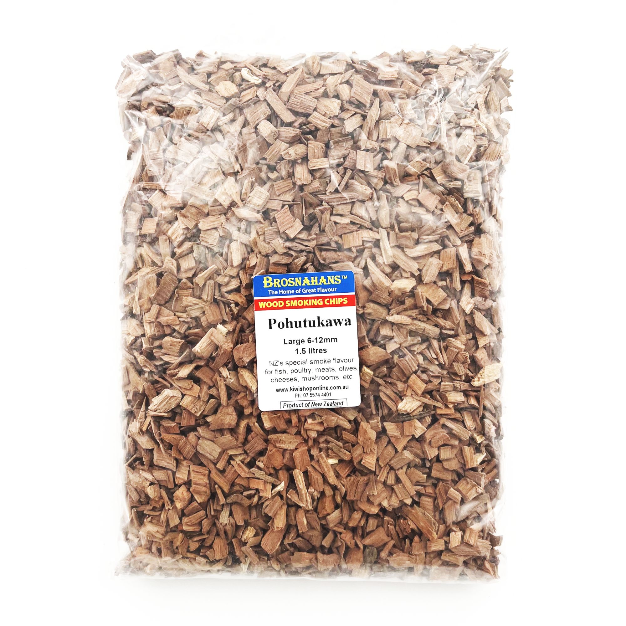 Pohutukawa Wood Smoking Chips Large